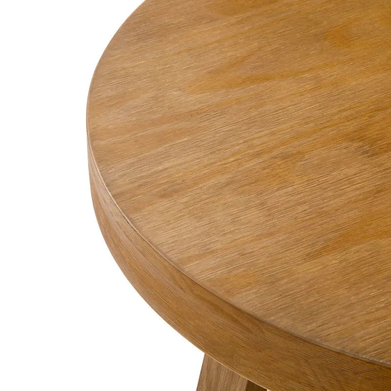 Tavolino classico Plank and Beam rotondo - 36