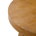 Tavolino classico Plank and Beam rotondo - 36