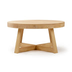 Tavolino classico Plank and Beam rotondo - 36