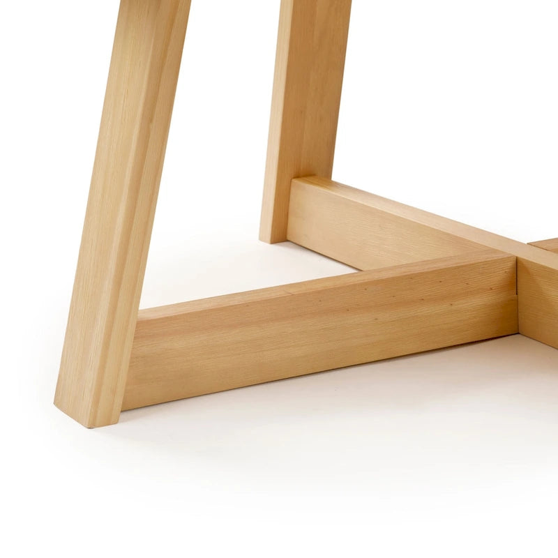 Tavolino classico Plank and Beam rotondo - 36