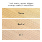 Tavolino classico Plank and Beam rotondo - 36