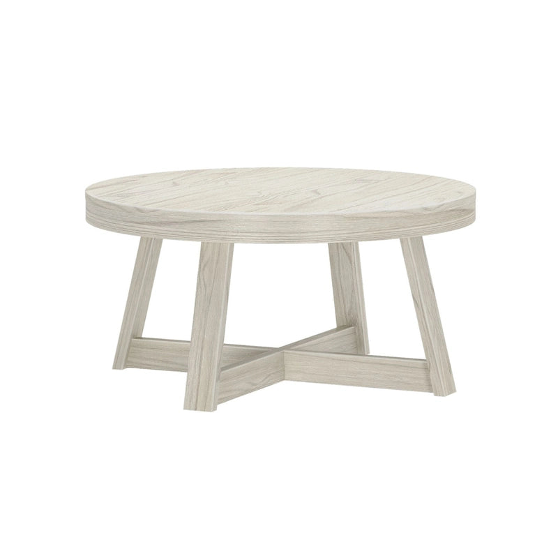 Tavolino classico Plank and Beam rotondo - 36