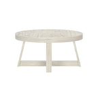 Tavolino classico Plank and Beam rotondo - 36