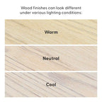 Tavolino classico Plank and Beam rotondo - 36