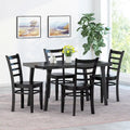 Chaises de salle à manger Prestage en hévéa (lot de 4) par Christopher Knight Home
