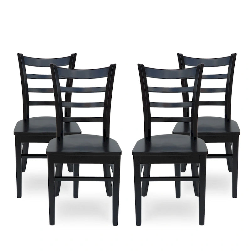 Chaises de salle à manger Prestage en hévéa (lot de 4) par Christopher Knight Home