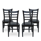 Chaises de salle à manger Prestage en hévéa (lot de 4) par Christopher Knight Home