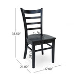 Chaises de salle à manger Prestage en hévéa (lot de 4) par Christopher Knight Home