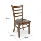 Chaises de salle à manger Prestage en hévéa (lot de 4) par Christopher Knight Home