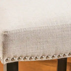 Sgabello da bar contemporaneo in lino Mayfield (set di 2) di Christopher Knight Home - 22,25 P x 18,50 L x 44,50 A