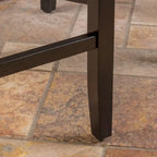 Sgabello da bar contemporaneo in lino Mayfield (set di 2) di Christopher Knight Home - 22,25 P x 18,50 L x 44,50 A