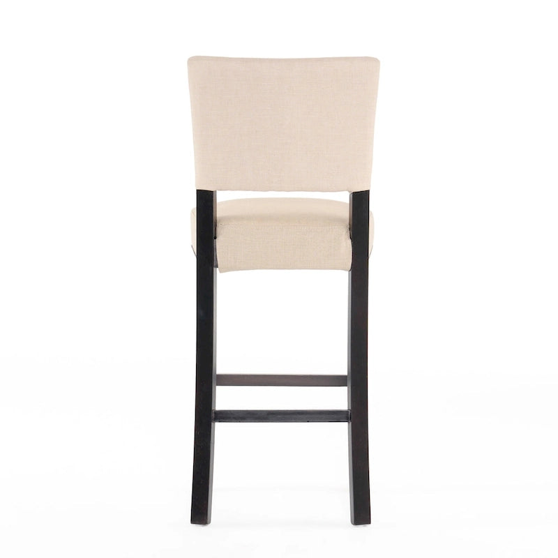 Sgabello da bar contemporaneo in lino Mayfield (set di 2) di Christopher Knight Home - 22,25 P x 18,50 L x 44,50 A