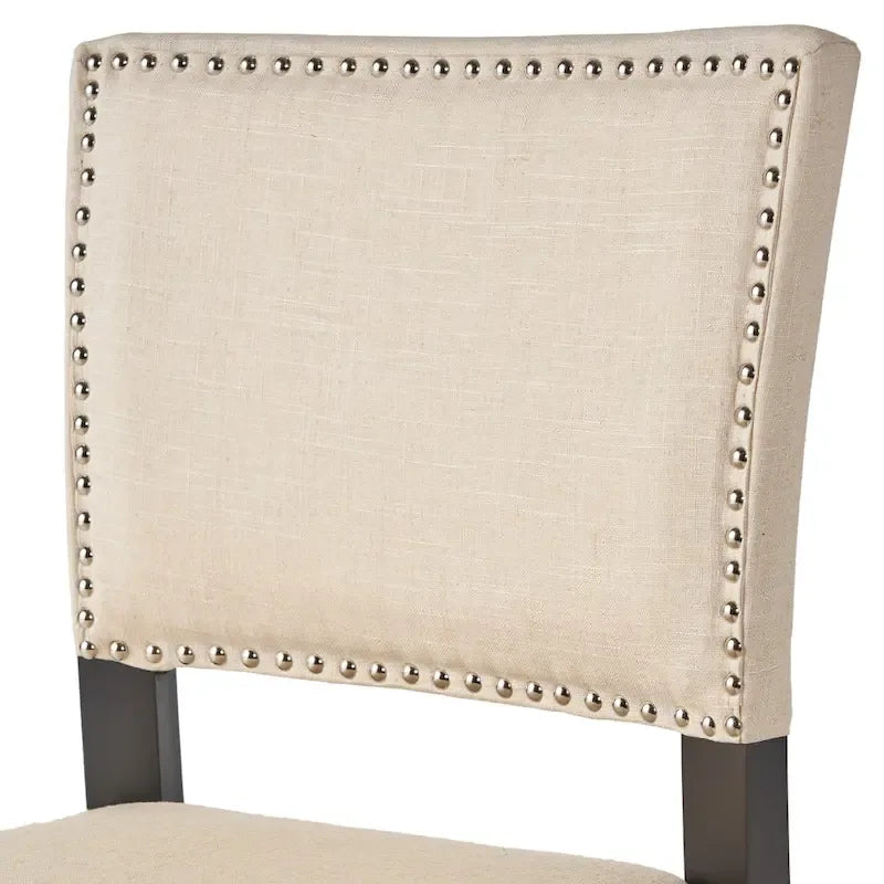 Sgabello da bar contemporaneo in lino Mayfield (set di 2) di Christopher Knight Home - 22,25 P x 18,50 L x 44,50 A