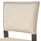 Sgabello da bar contemporaneo in lino Mayfield (set di 2) di Christopher Knight Home - 22,25 P x 18,50 L x 44,50 A