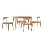 Set da pranzo di 5 pezzi Mid-century Francie di Christopher Knight Home
