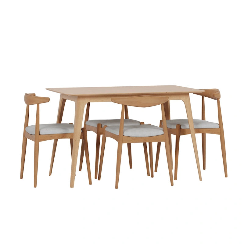 Set da pranzo di 5 pezzi Mid-century Francie di Christopher Knight Home