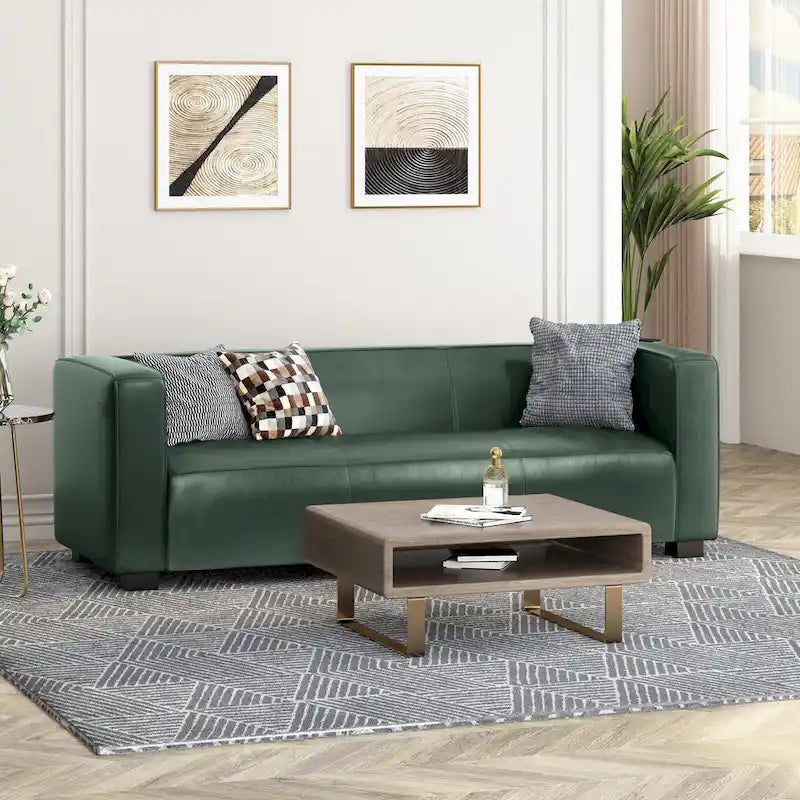 Canapé 3 places en similicuir Goyette par Christopher Knight Home