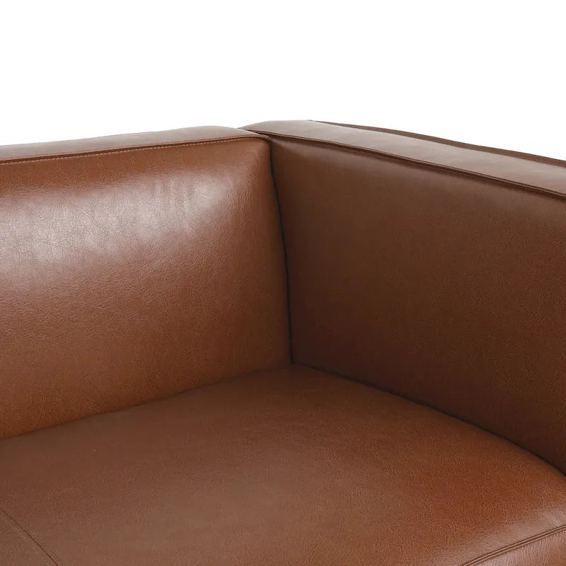 Canapé 3 places en similicuir Goyette par Christopher Knight Home