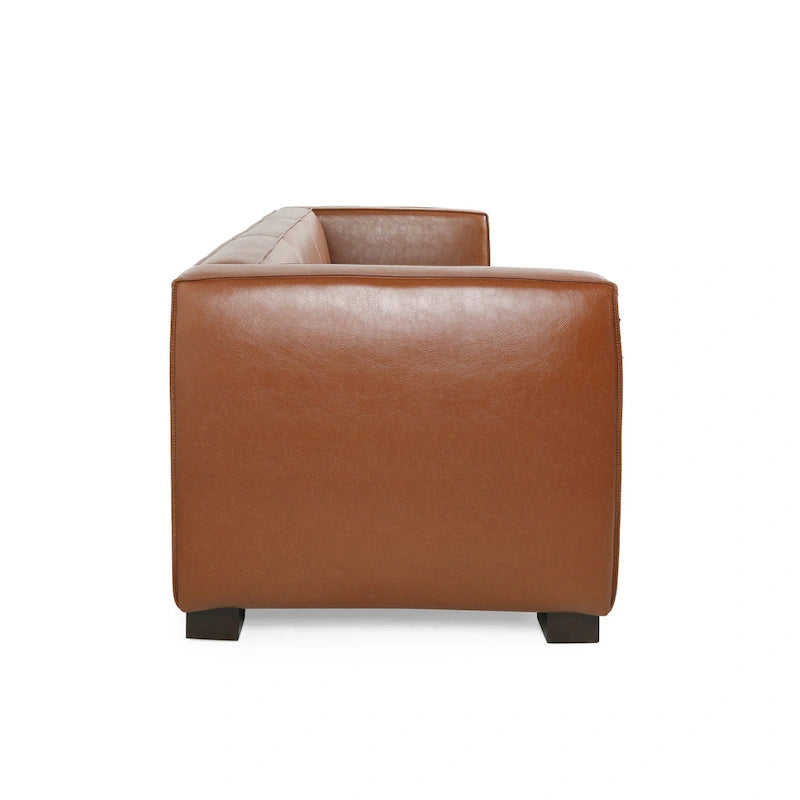Canapé 3 places en similicuir Goyette par Christopher Knight Home