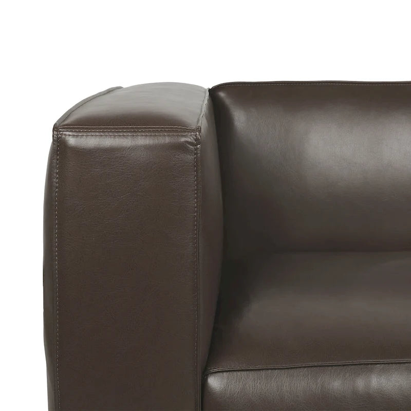 Canapé 3 places en similicuir Goyette par Christopher Knight Home