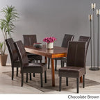 Sedie da pranzo imbottite a punto T Pertica (set da 6) di Christopher Knight Home