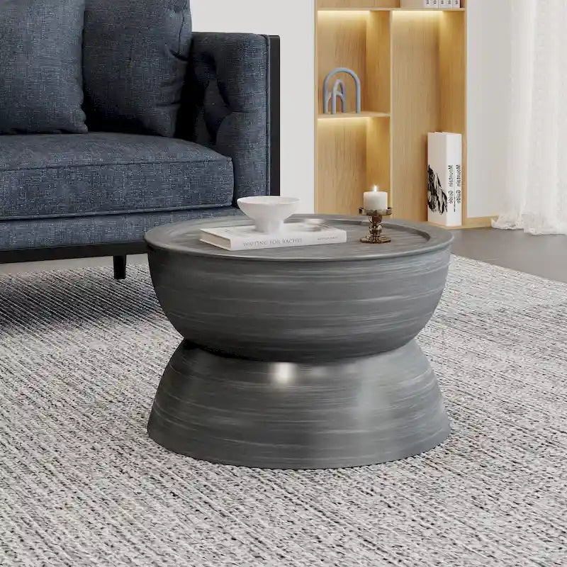 Tavolino da caffè Minkler Iron Hourglass di Christopher Knight Home