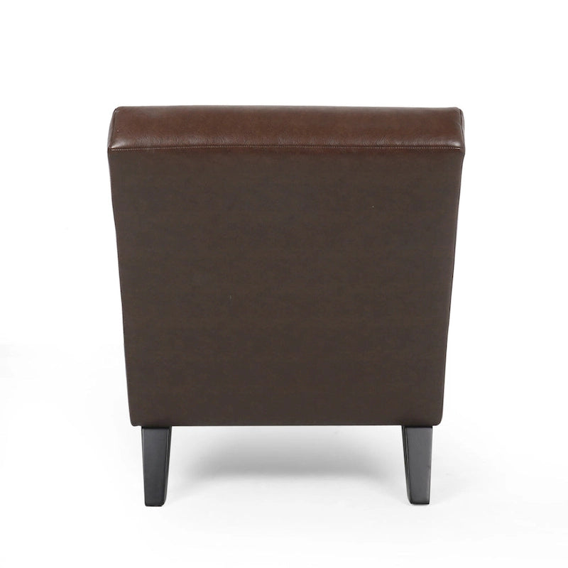 Chaise longue da interno imbottita Stillmore con cuciture a canale di Christopher Knight Home