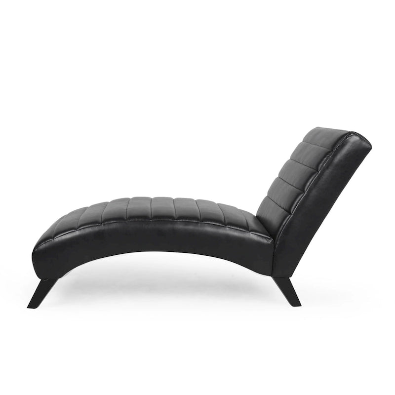 Chaise longue da interno imbottita Stillmore con cuciture a canale di Christopher Knight Home