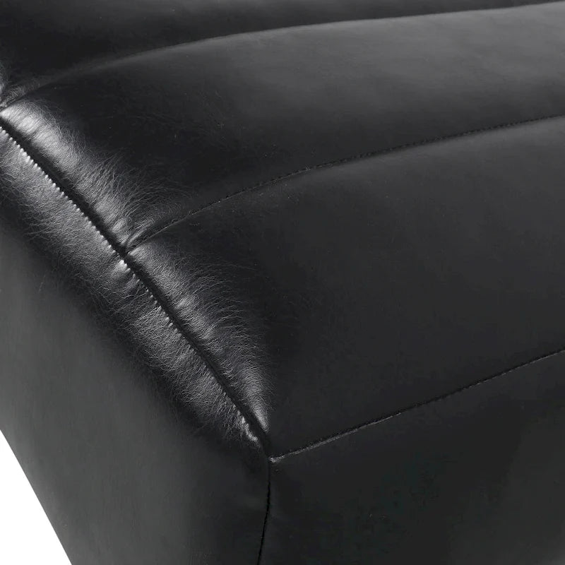 Chaise longue da interno imbottita Stillmore con cuciture a canale di Christopher Knight Home