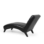 Chaise longue da interno imbottita Stillmore con cuciture a canale di Christopher Knight Home