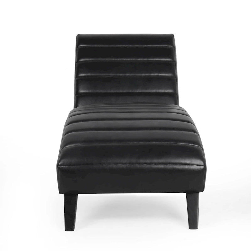Chaise longue da interno imbottita Stillmore con cuciture a canale di Christopher Knight Home