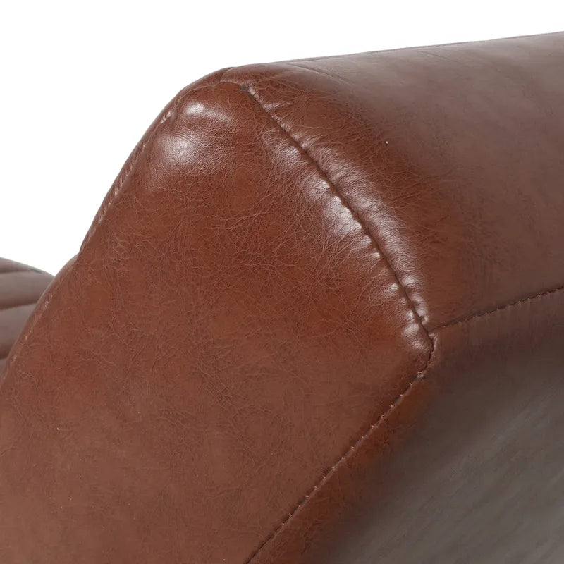 Chaise longue da interno imbottita Stillmore con cuciture a canale di Christopher Knight Home