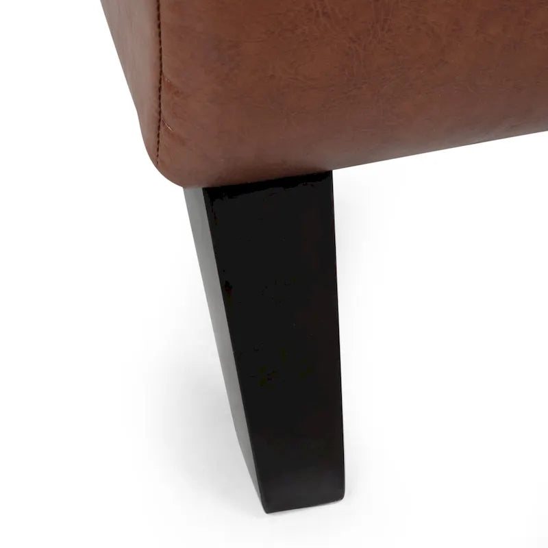 Chaise longue da interno imbottita Stillmore con cuciture a canale di Christopher Knight Home