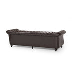Divano Chesterfield capitonné in ecopelle Parksley di Christopher Knight Home