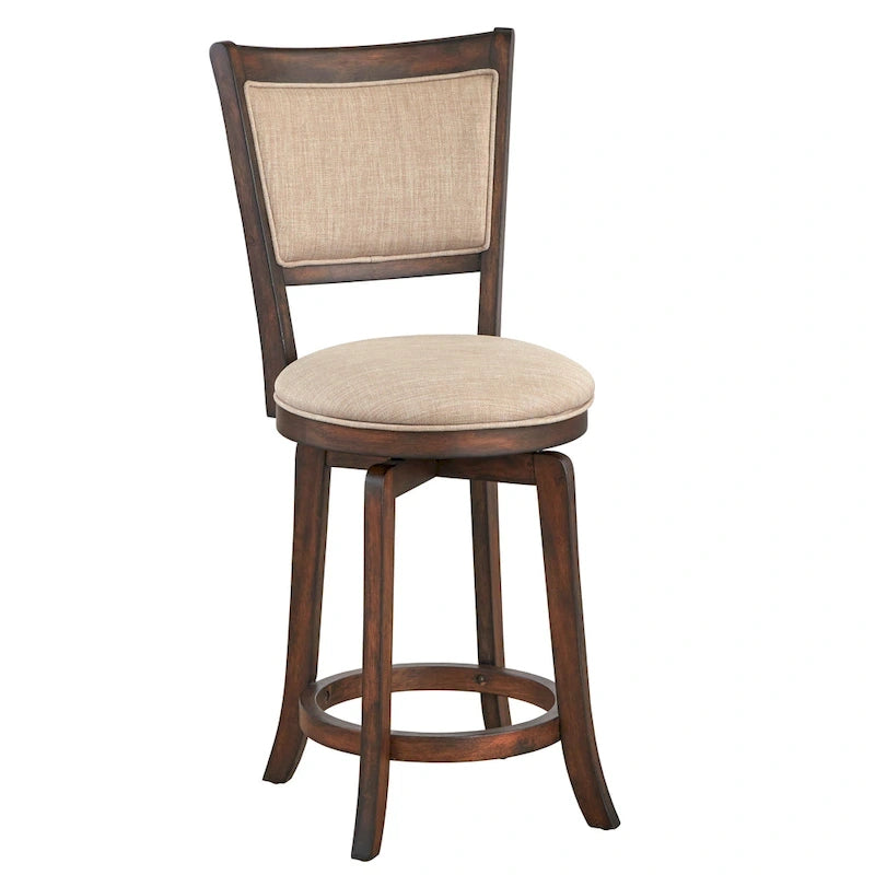 Sgabello da bar girevole da 24 pollici Simple Living French Country, altezza bancone