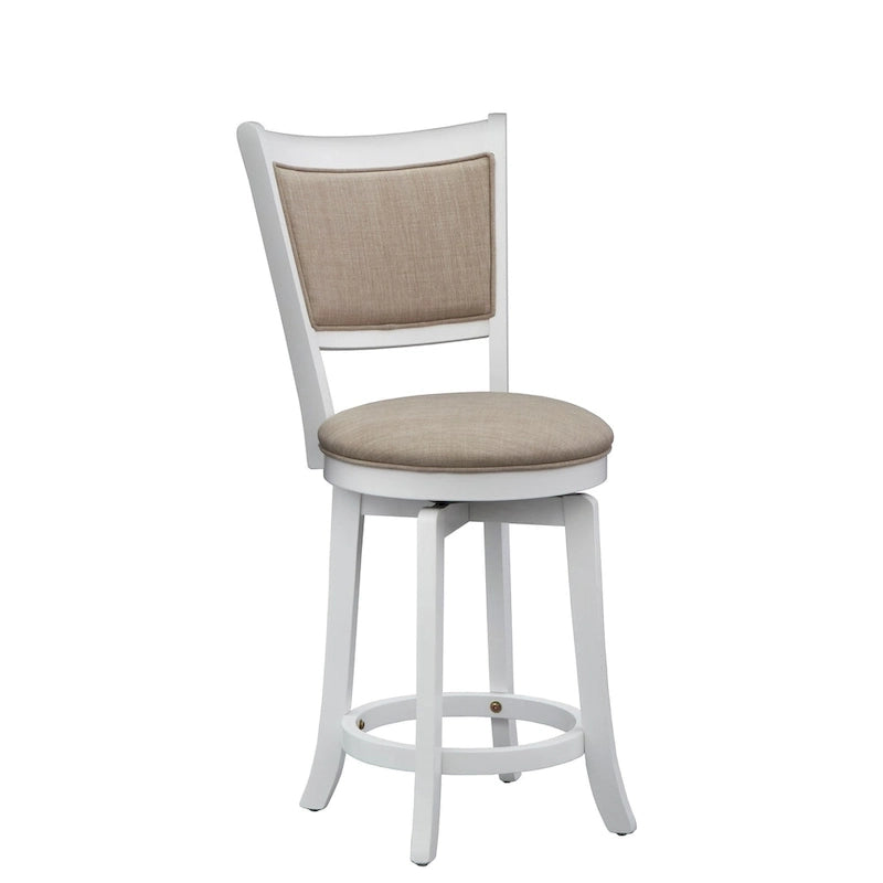 Sgabello da bar girevole da 24 pollici Simple Living French Country, altezza bancone