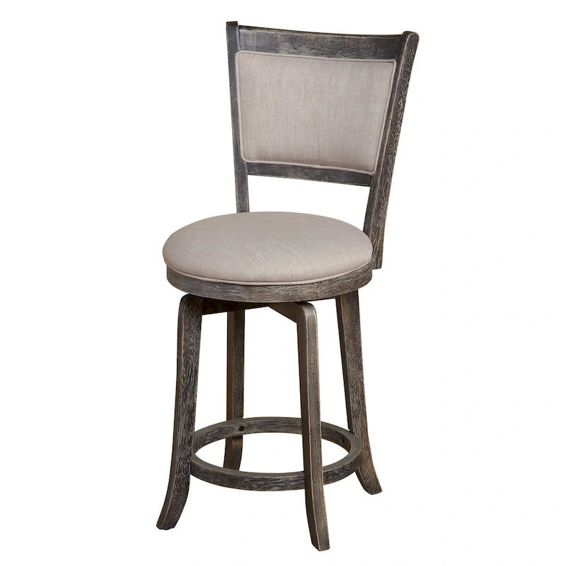 Sgabello da bar girevole da 24 pollici Simple Living French Country, altezza bancone