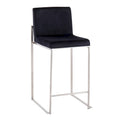 Sgabello da bancone alto Silver Orchid Forrest - Set da 2