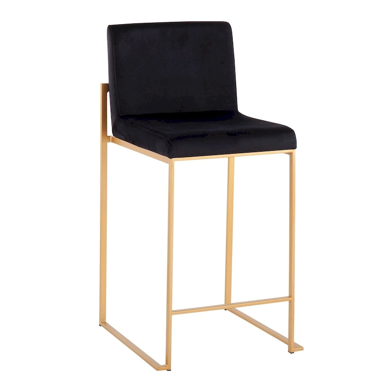 Tabouret de comptoir haut Silver Orchid Forrest - Lot de 2