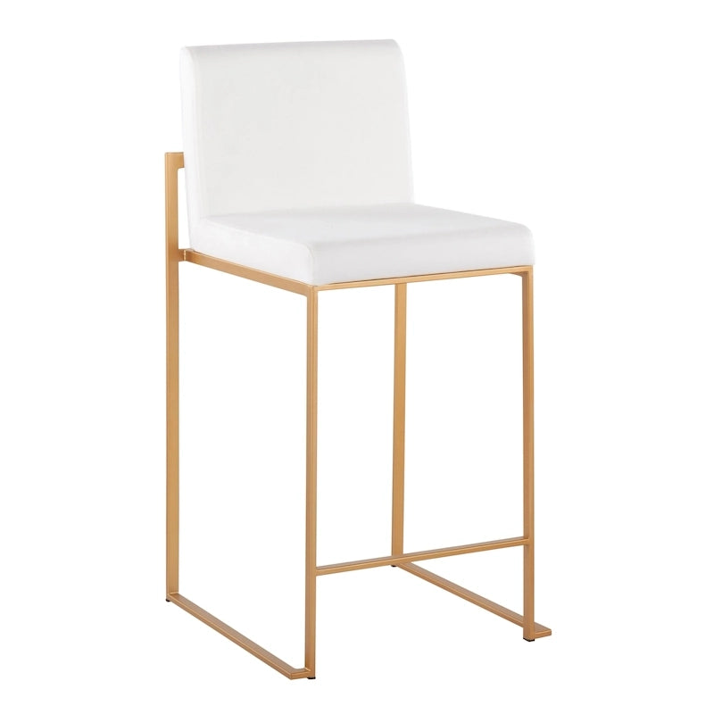 Tabouret de comptoir haut Silver Orchid Forrest - Lot de 2