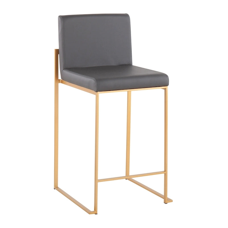 Tabouret de comptoir haut Silver Orchid Forrest - Lot de 2