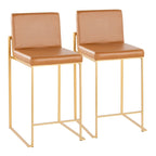 Sgabello da bancone alto Silver Orchid Forrest - Set da 2