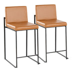 Sgabello da bancone alto Silver Orchid Forrest - Set da 2