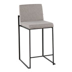 Sgabello da bancone alto Silver Orchid Forrest - Set da 2