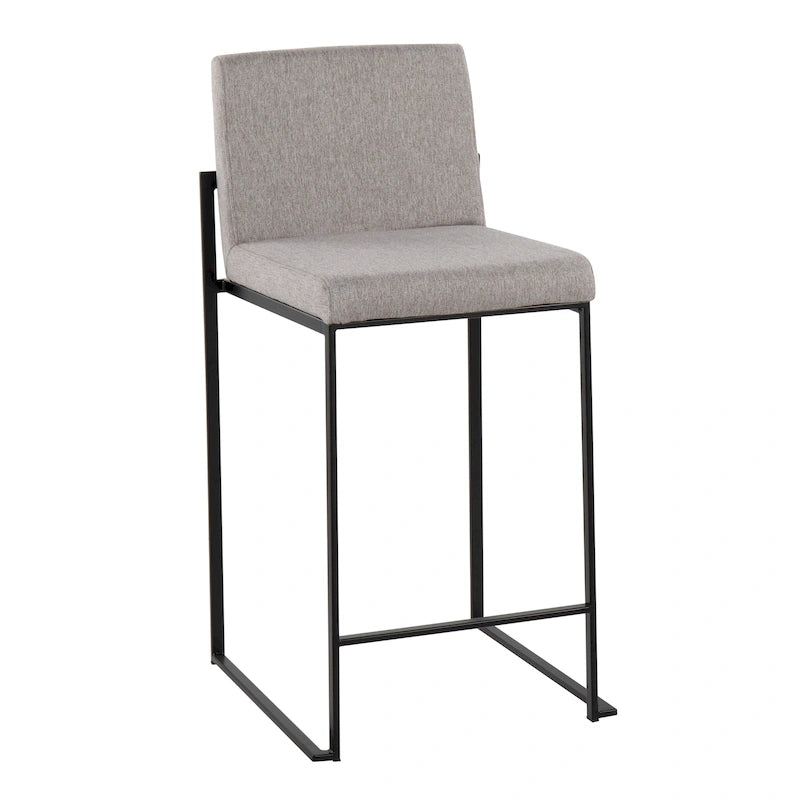 Sgabello da bancone alto Silver Orchid Forrest - Set da 2