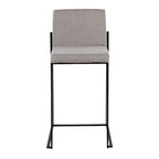 Sgabello da bancone alto Silver Orchid Forrest - Set da 2
