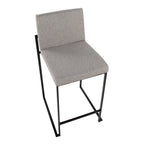 Sgabello da bancone alto Silver Orchid Forrest - Set da 2
