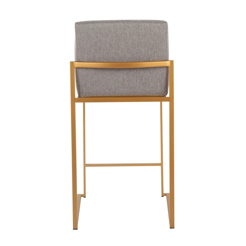 Sgabello da bancone alto Silver Orchid Forrest - Set da 2