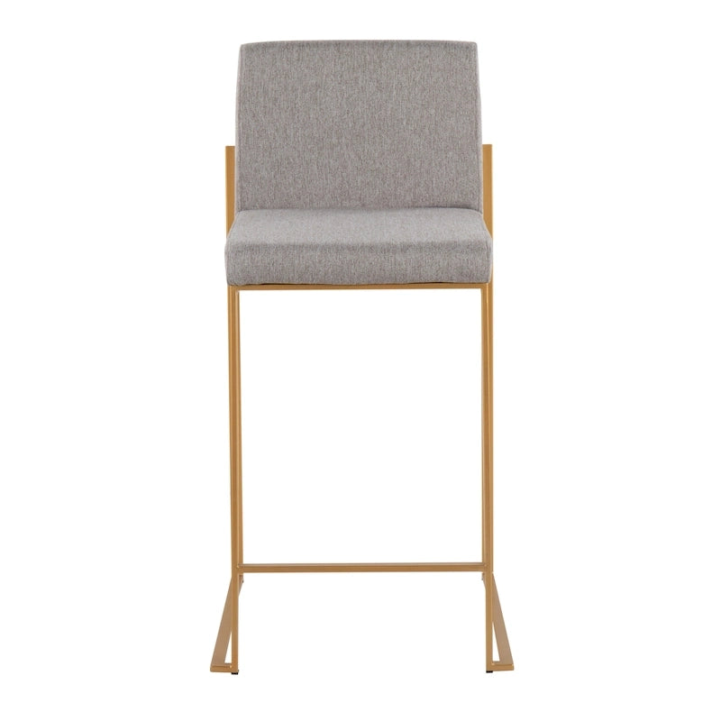 Sgabello da bancone alto Silver Orchid Forrest - Set da 2