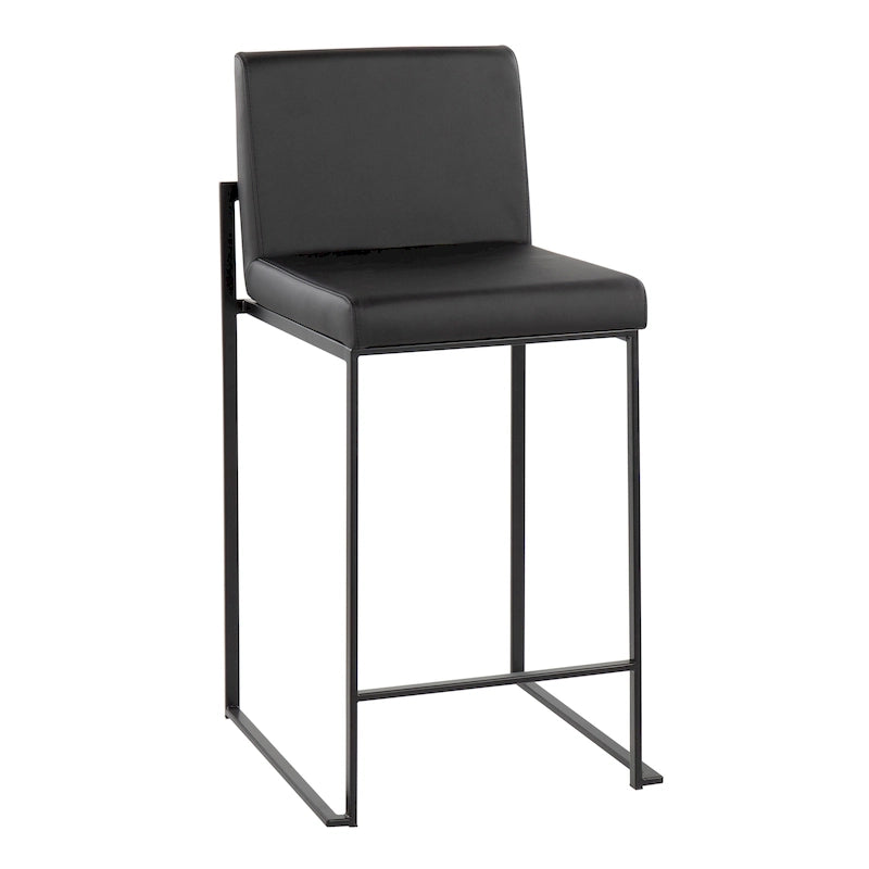 Sgabello da bancone alto Silver Orchid Forrest - Set da 2
